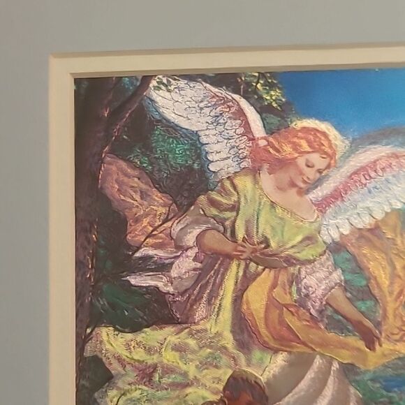 Guardian Angel Art Print with Children - Multicolor - Picture 2 of 8